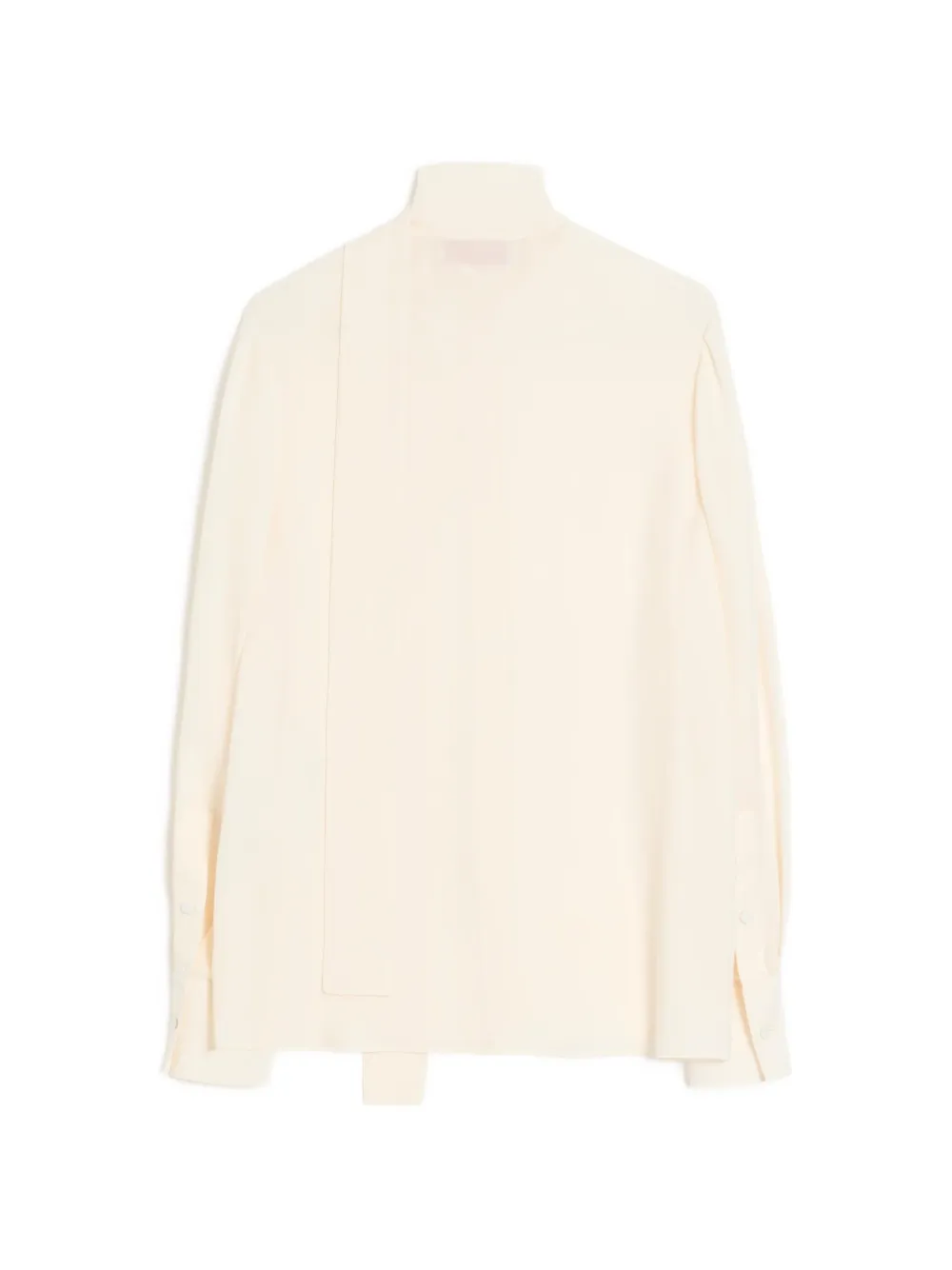  Valentino Garavani Georgette Seidentop   Weiß 