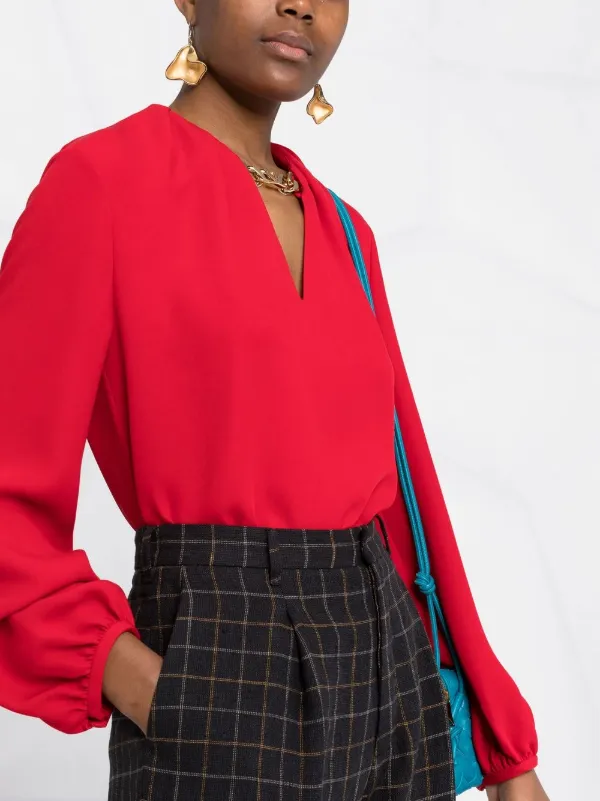 Valentino Garavani ヴァレンティノ チェーンディテール シルク  