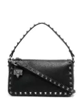 Valentino Garavani Rockstud leather crossbody bag - Black