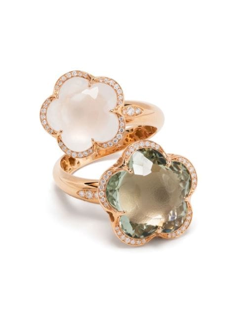Pasquale Bruni anillo Bon Ton Dolce Vita en oro rosa de 18kt con diamantes