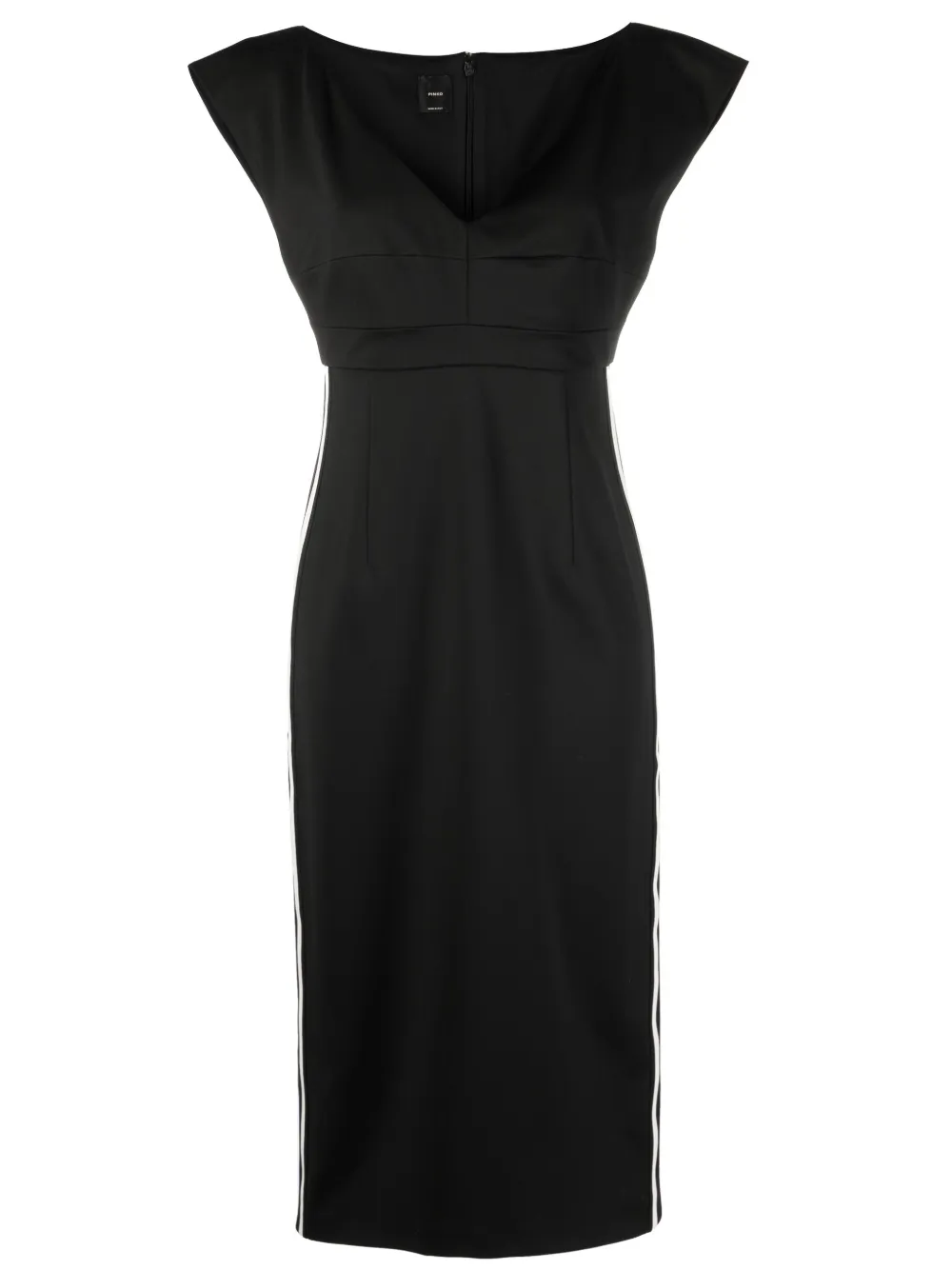

PINKO side-stripe pencil dress - Black