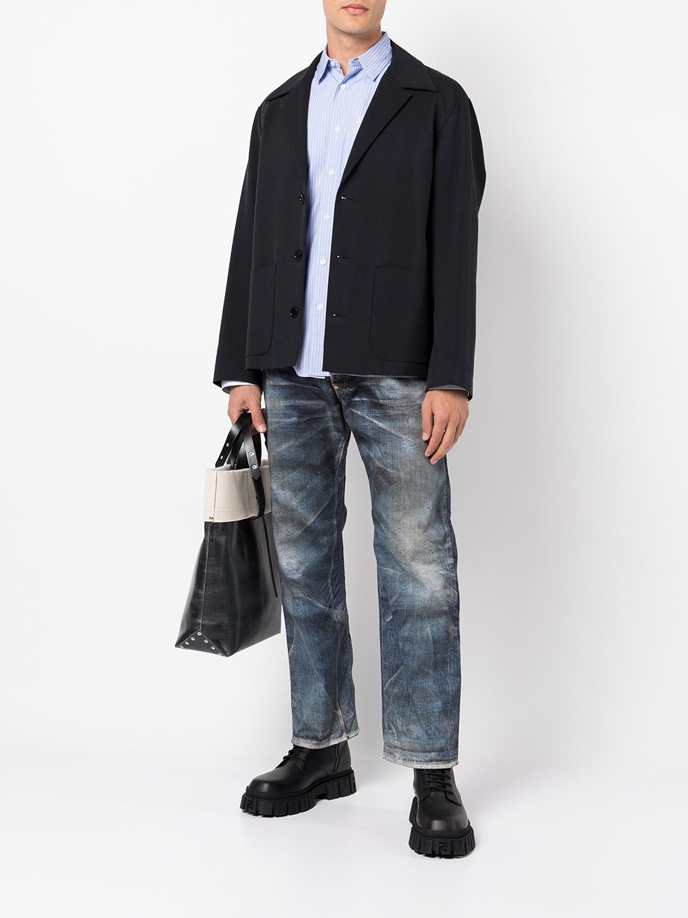 Junya Watanabe Man Straight Leg Jeans Farfetch