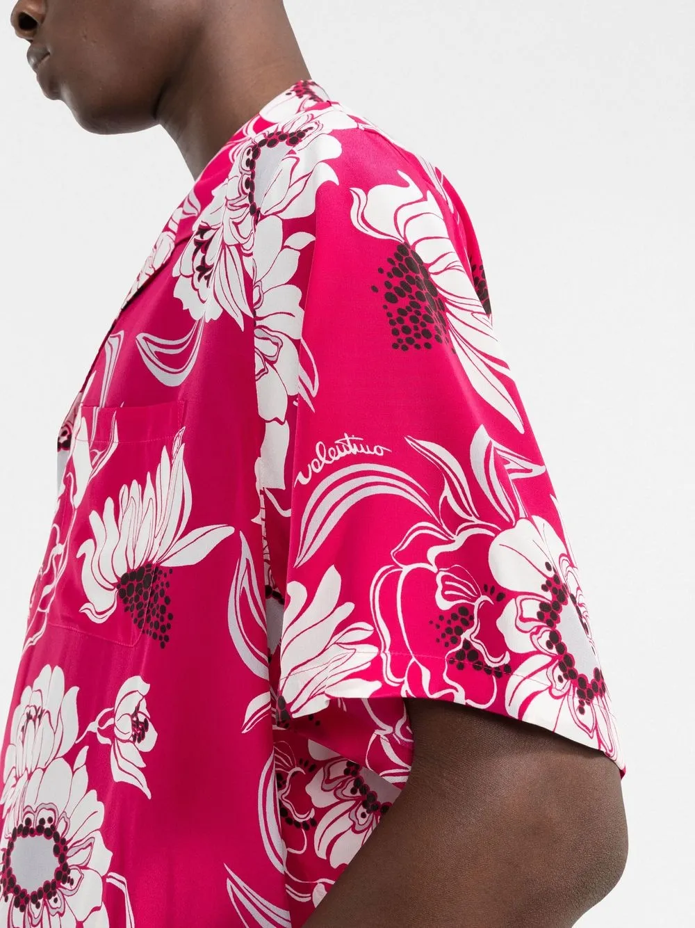 Valentino Garavani Overhemd met bloemenprint Roze