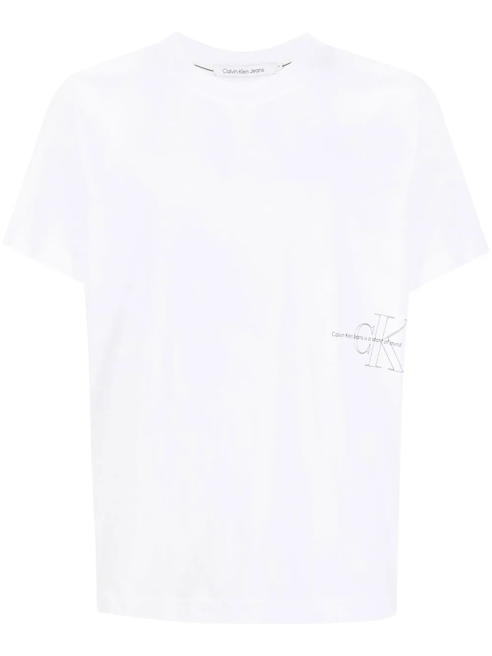 

Calvin Klein Jeans graphic-print cotton T-Shirt - White