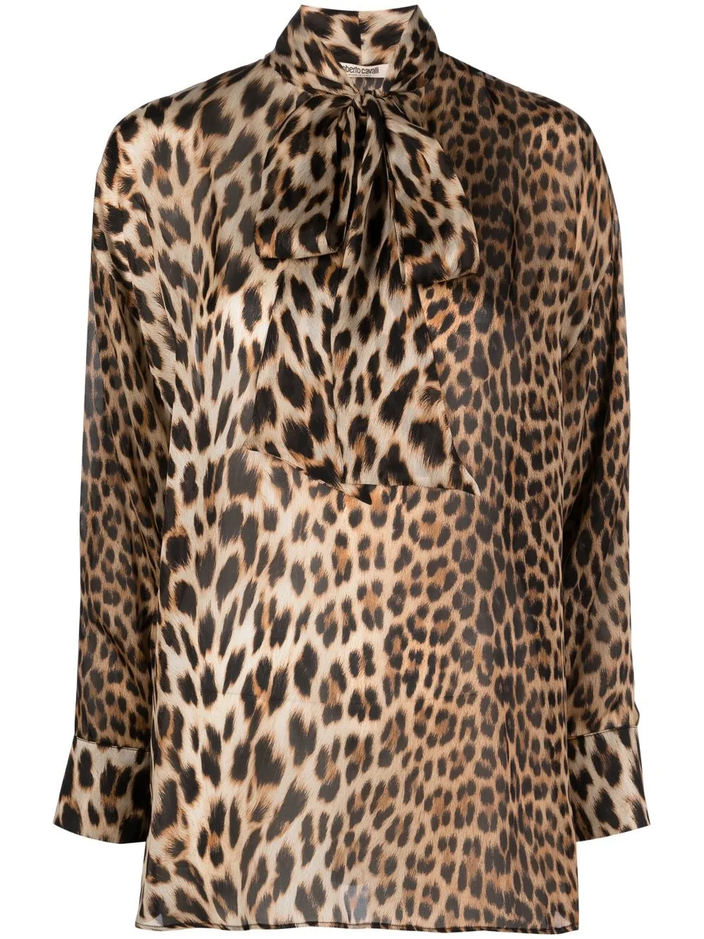 leopard-print blouse