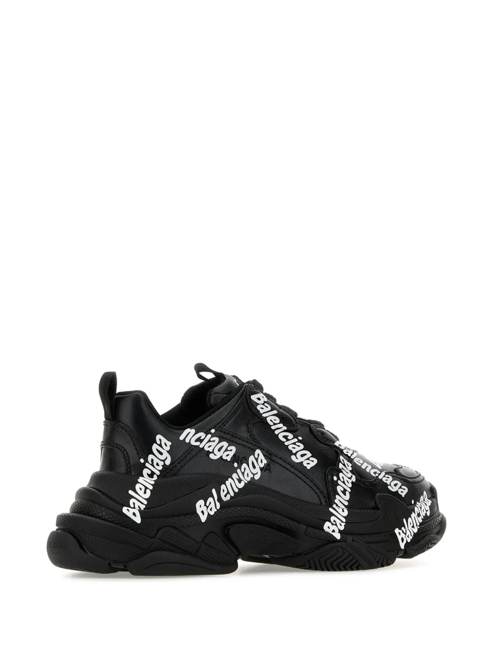 Balenciaga Triple S Logo Sneakers Farfetch