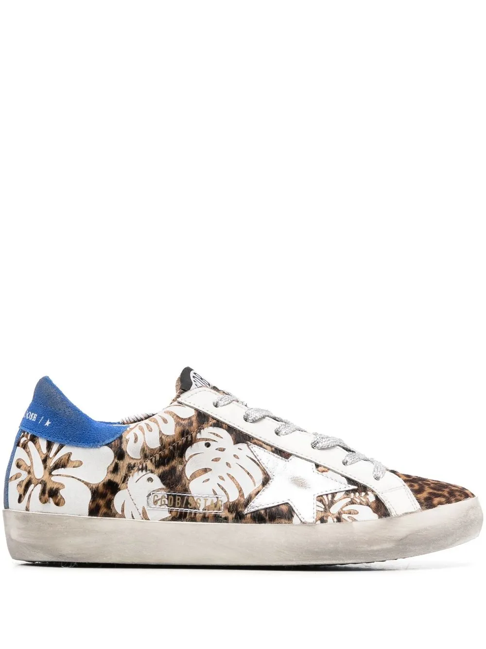 

Golden Goose Super-Star animal print low-top sneakers - Brown