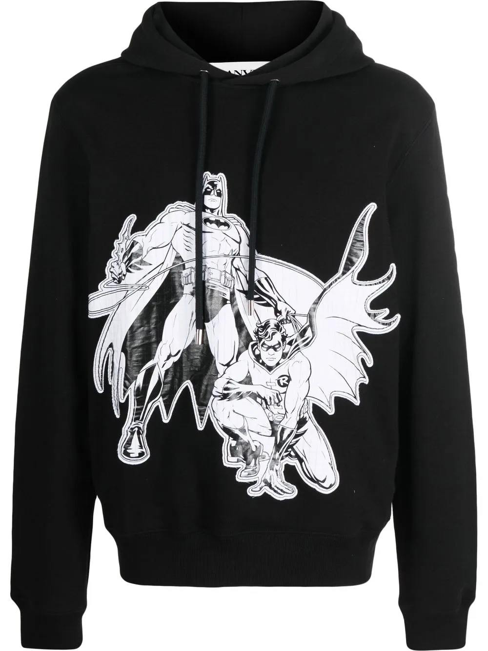 

Lanvin hoodie con estampado gráfico - Negro