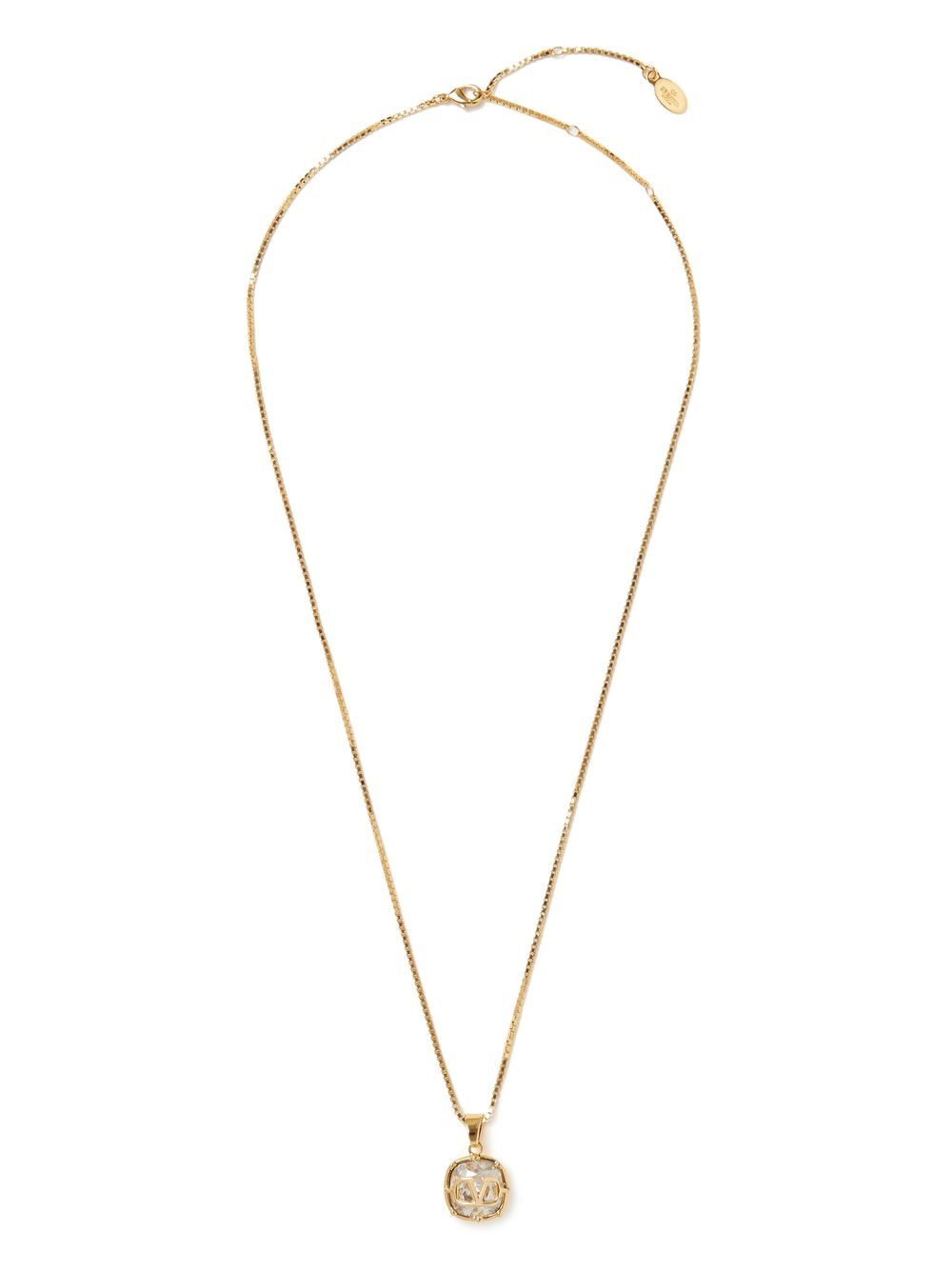 Valentino Garavani VLogo Signature Pendant Necklace - Farfetch