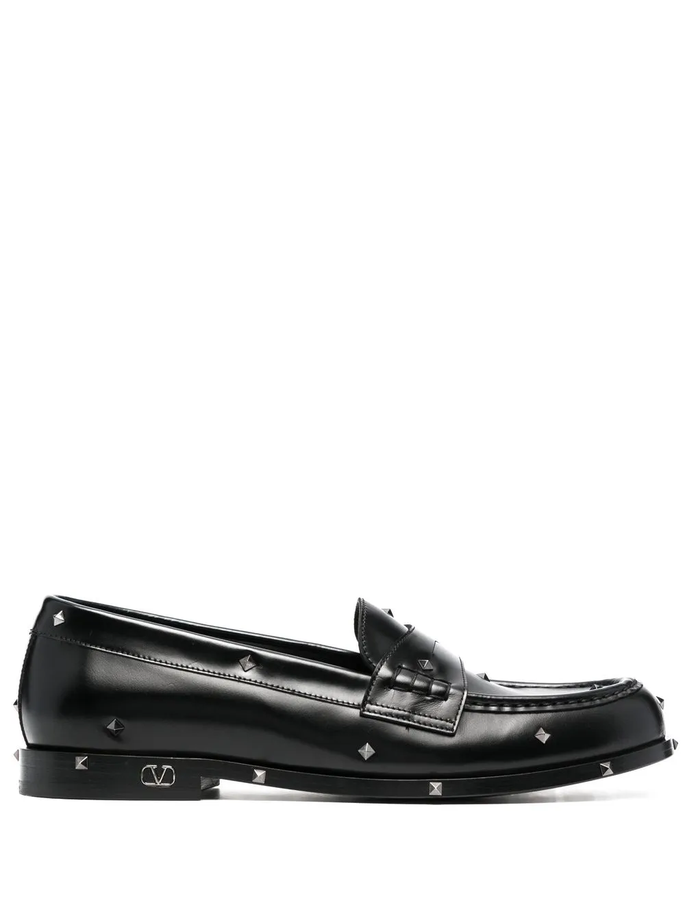 

Valentino Garavani mocasines Rockstud - Negro