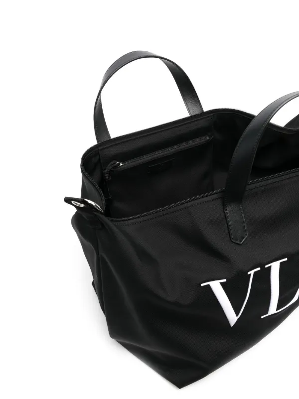 Valentino Garavani ロゴプリント トートバッグ | ブラック | FARFETCH JP