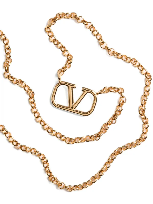 VALENTINO Vロゴネックレス ゴールド 美品 付属品完備 ヴァレンティノ VALENTINO VALENTINO ネックレス J0N96MET Vロゴ