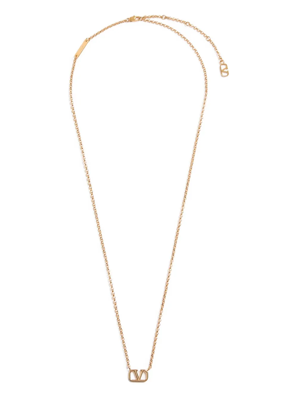 VALENTINO ガラバニVロゴネックレス Valentino Garavani Vロゴ シグネチャー ネックレス | ゴールド