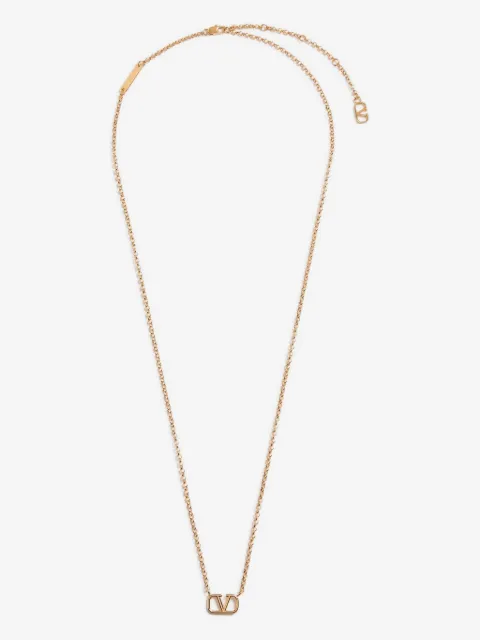Valentino Garavani Vlogo Signature metal necklace