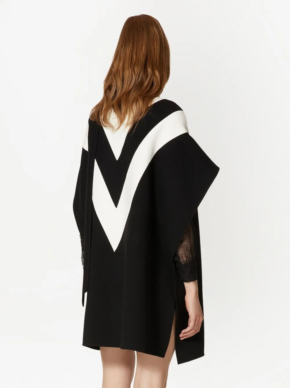 Valentino Garavani VLogo cape Zwart