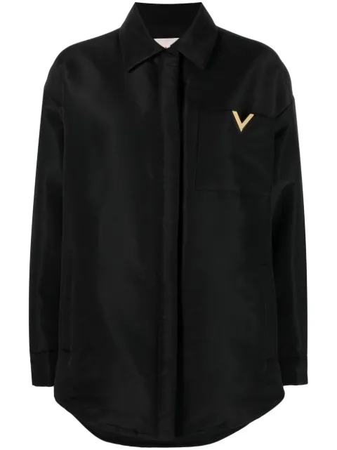 Valentino silk shirt-jacket