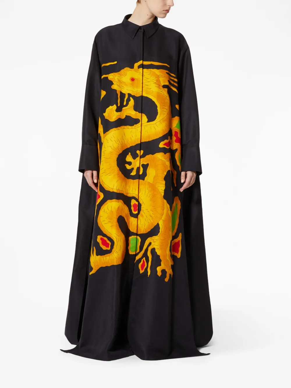 Valentino Garavani Blousejurk met print Zwart