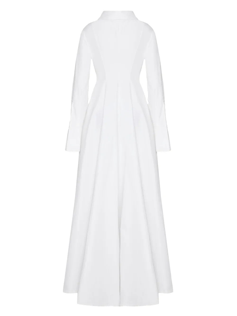 Valentino Garavani Popeline jurk met knopen - Wit