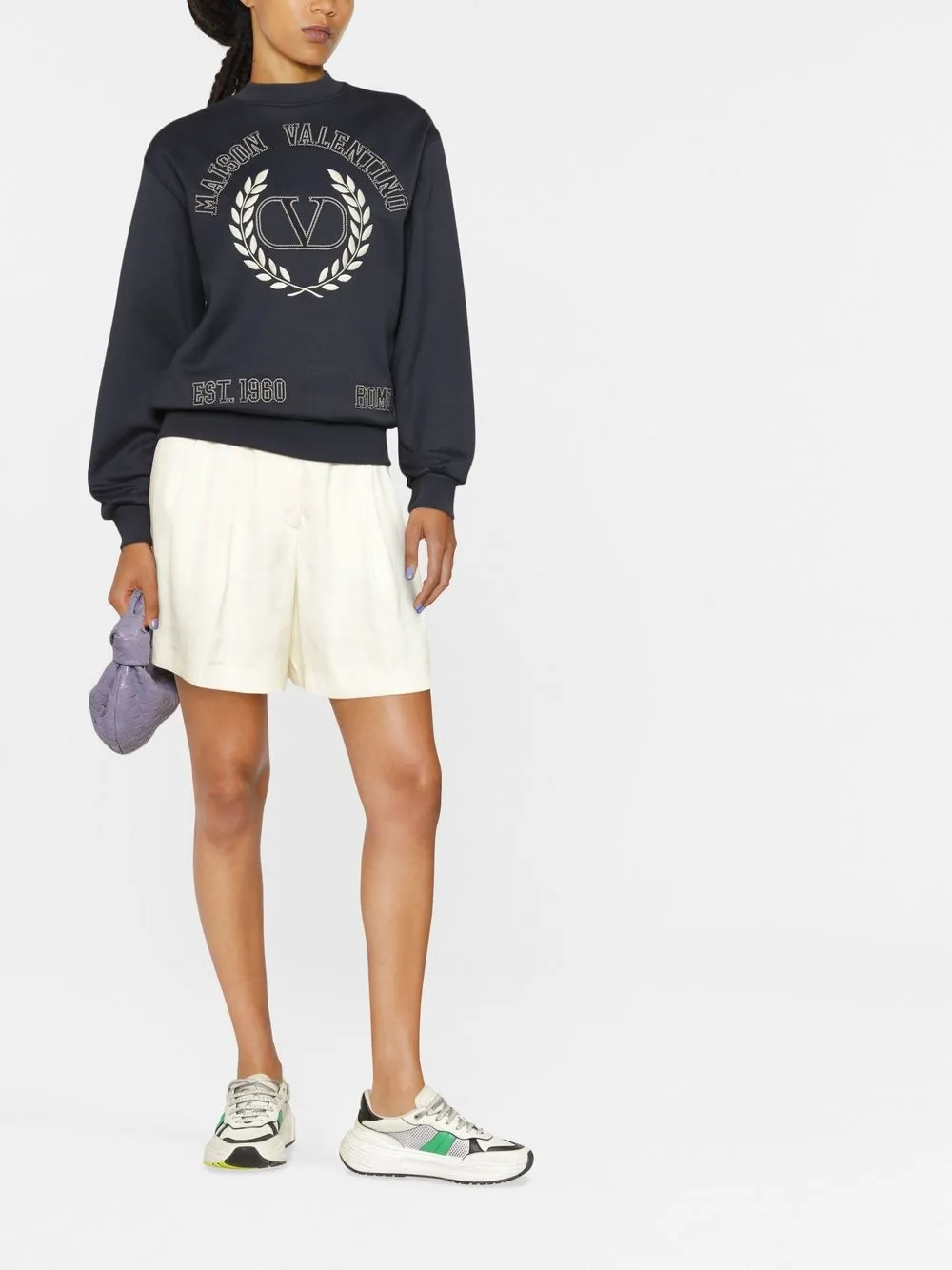 Valentino Garavani embroidered long-sleeve sweatshirt | Sweaters | Image 2