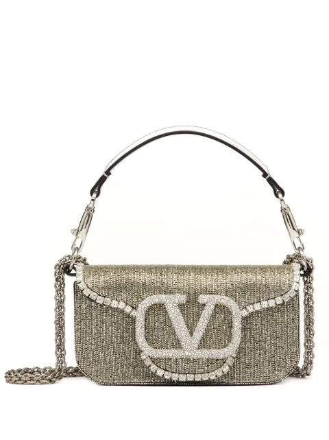 Valentino Garavani small Locò embroidered shoulder bag WOMEN