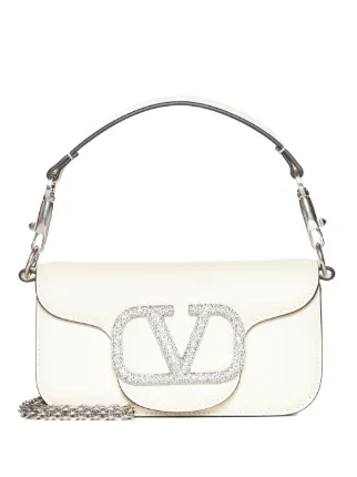 Valentino Garavani Small Locò crystal-embellished Shoulder Bag