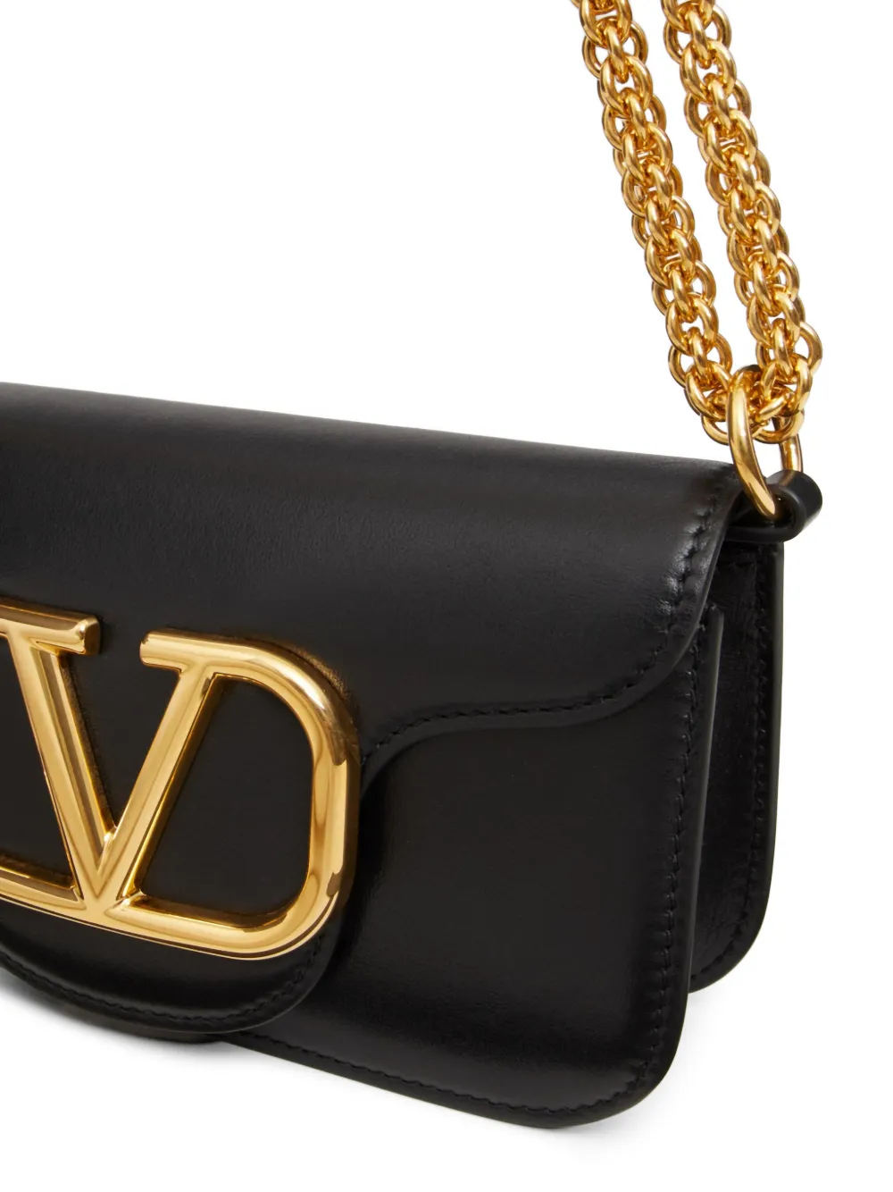 Valentino Garavani ロゴ ショルダーバッグ | ブラック | FARFETCH JP