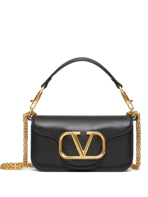 Valentino Garavani ロゴ ショルダーバッグ | ブラック | FARFETCH JP