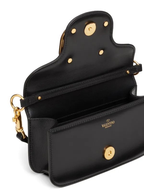 Valentino Garavani ロゴ ショルダーバッグ | ブラック | FARFETCH JP