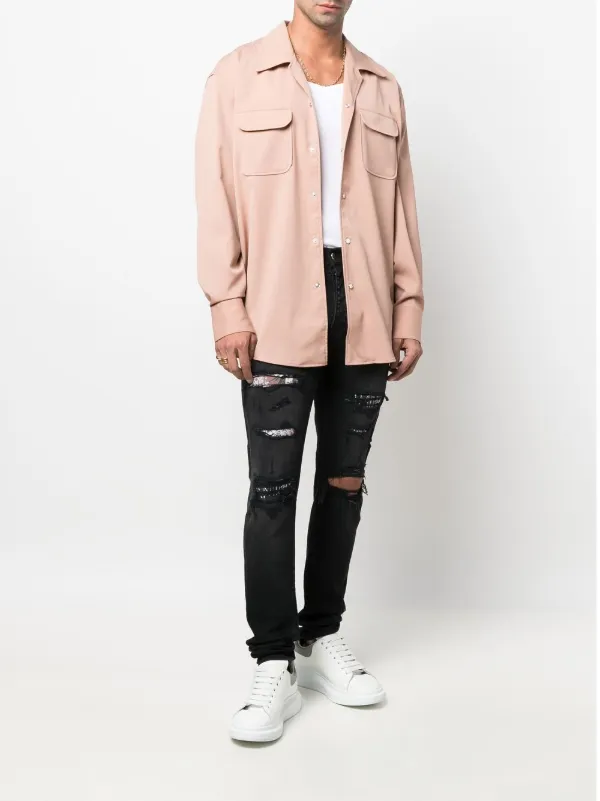 AMIRI Ripped slim-fit Jeans | Black | FARFETCH