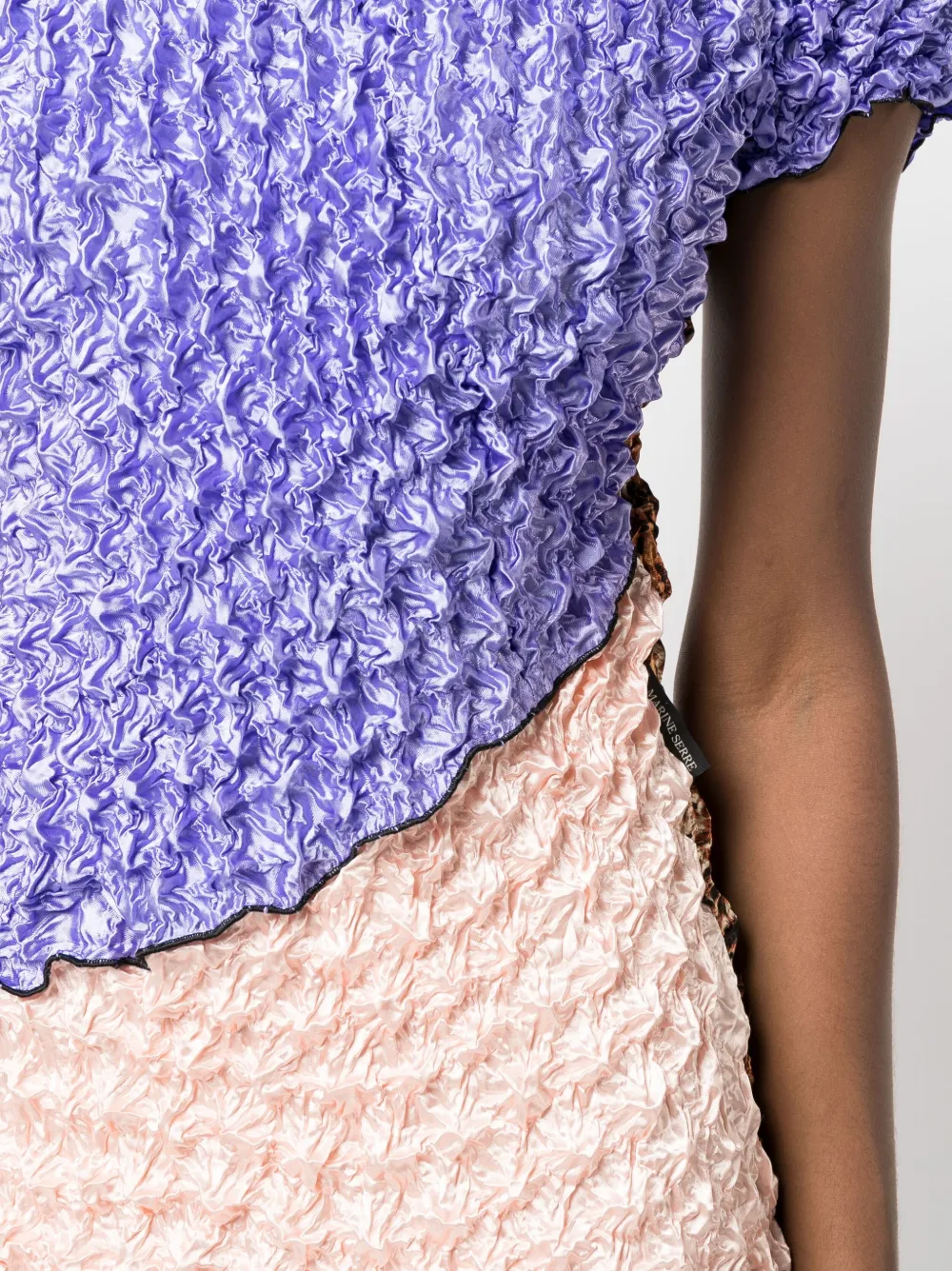 Marine Serre Popcorn Mix Hybrid Dress Farfetch