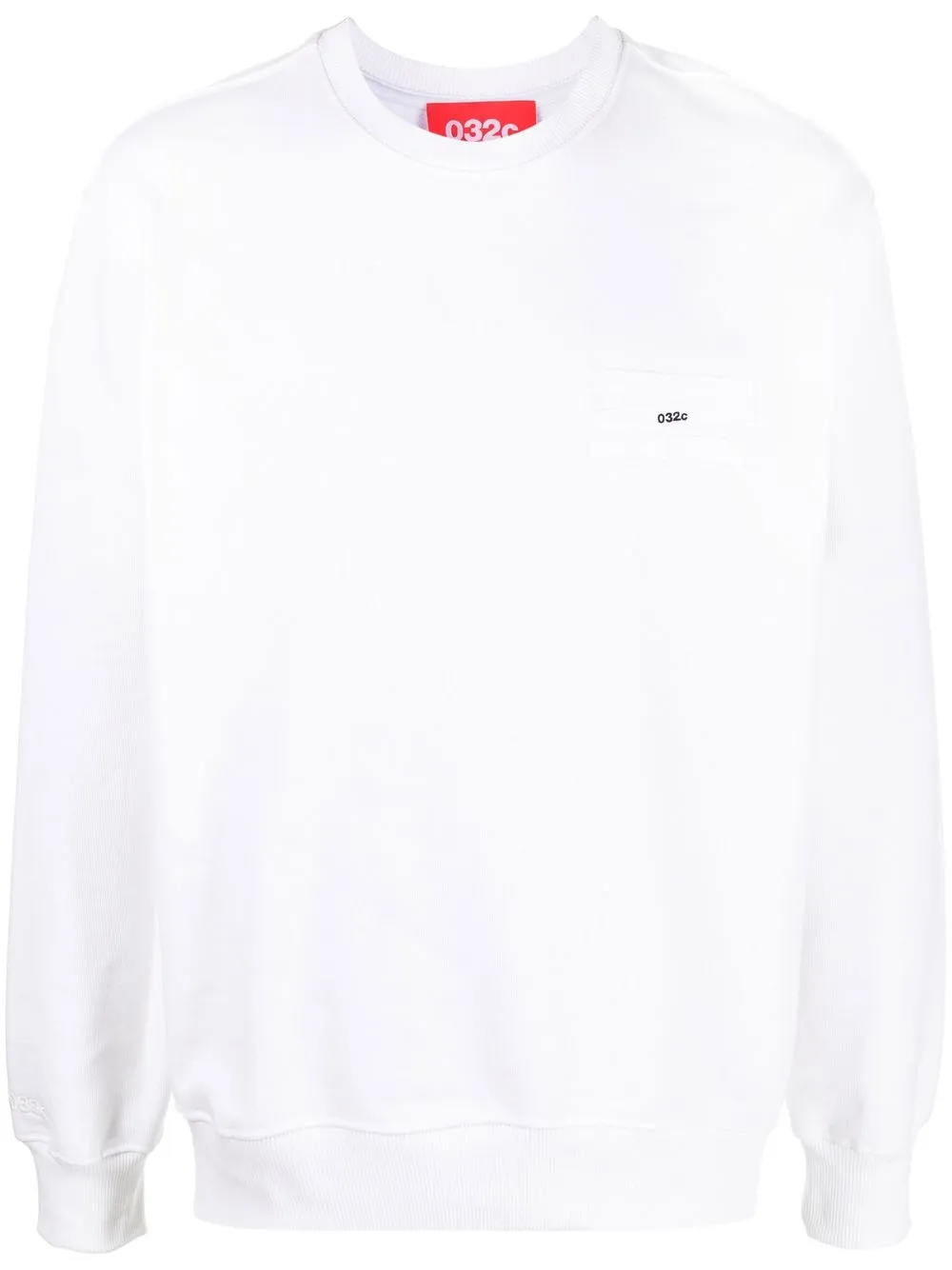 

032c sudadera con logo bordado - Blanco