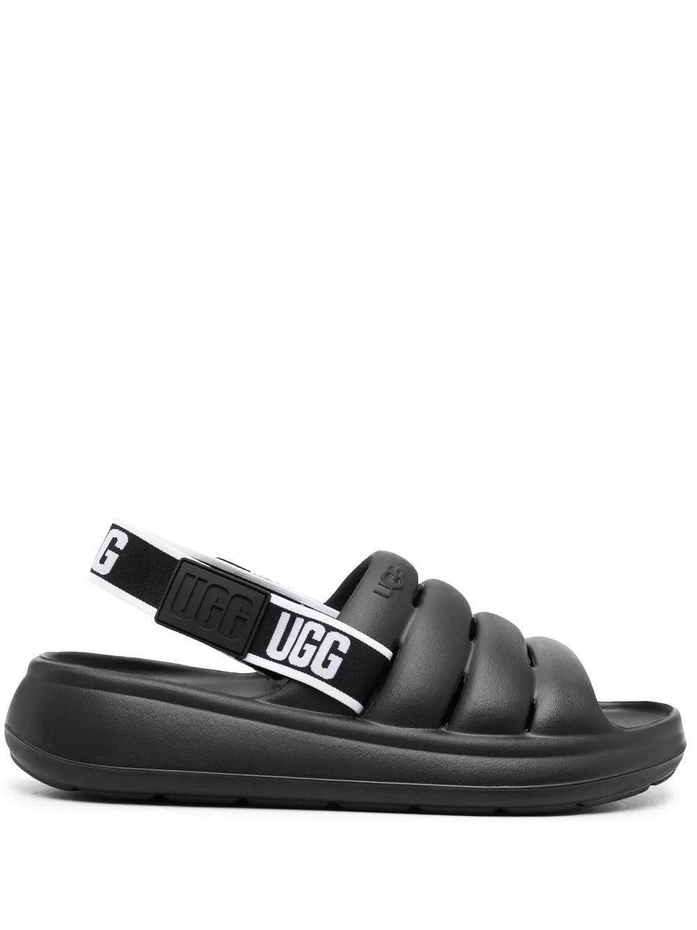 

UGG quilted open-toe sandals - Black