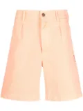 Palm Angels cotton-twill bermuda shorts - Orange