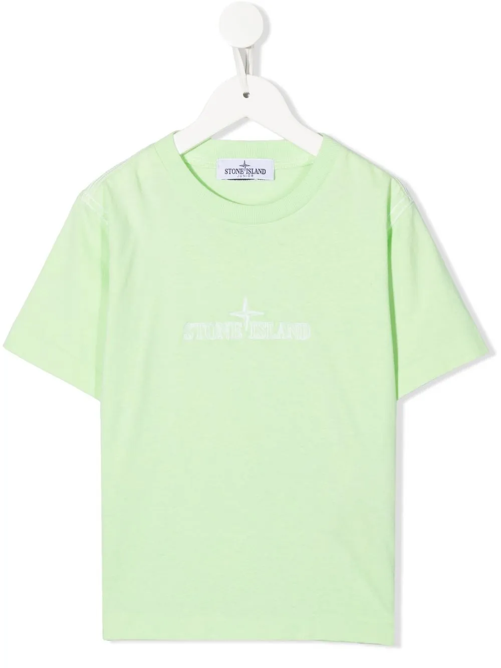 

Stone Island Junior playera con logo bordado - Verde