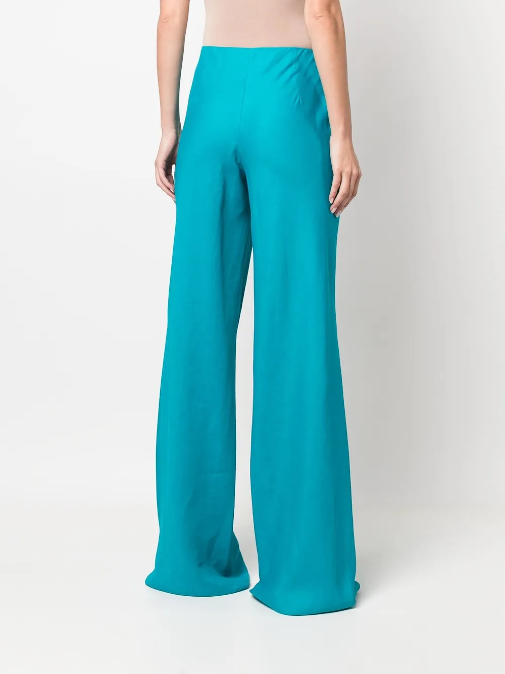 Alberta Ferretti Flared broek Blauw