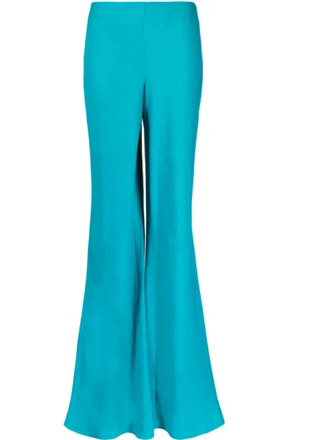 Alberta Ferretti pantalones acampanados de tiro alto