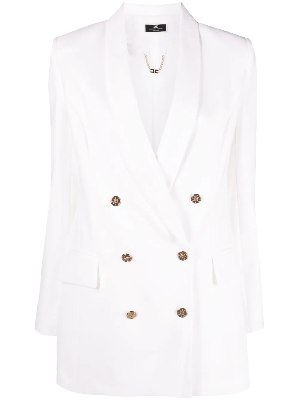 

Elisabetta Franchi double-breasted blazer - White
