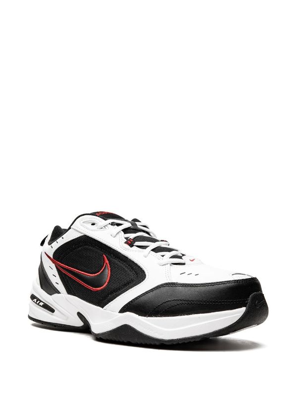 amplio lago Ennegrecer Nike Air Monarch 4 "White/Black/Red" Sneakers - Farfetch