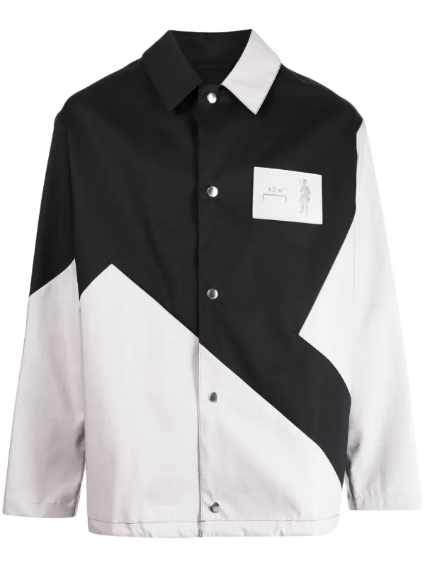 A-COLD-WALL* colour-block Panelled Shirt Jacket - Farfetch