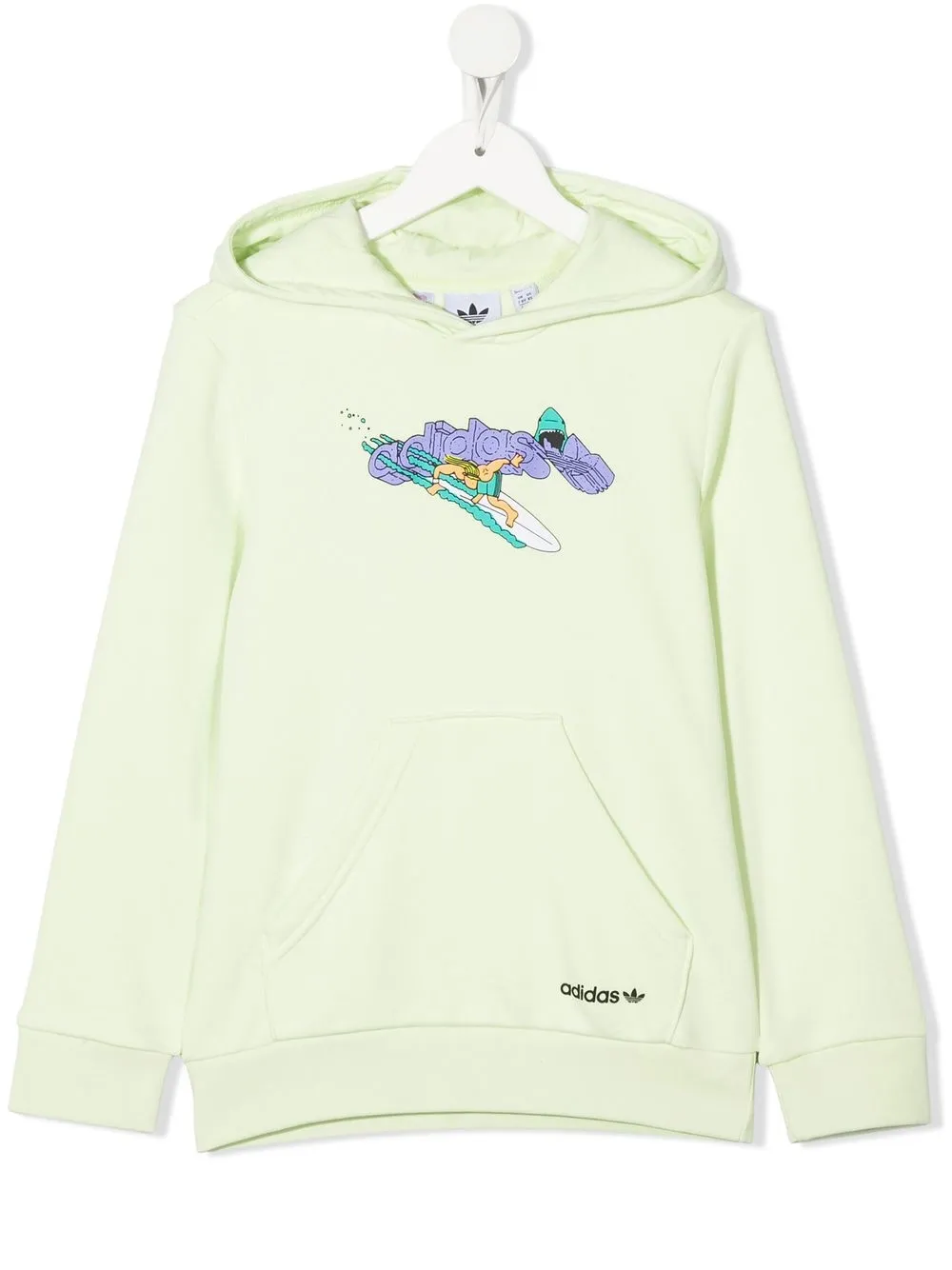 

adidas Kids hoodie con logo - Verde