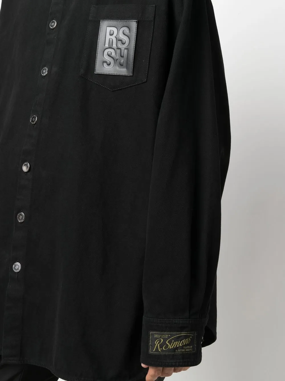 売上実績NO.1 RAF SIMONS Big fit denim shirt