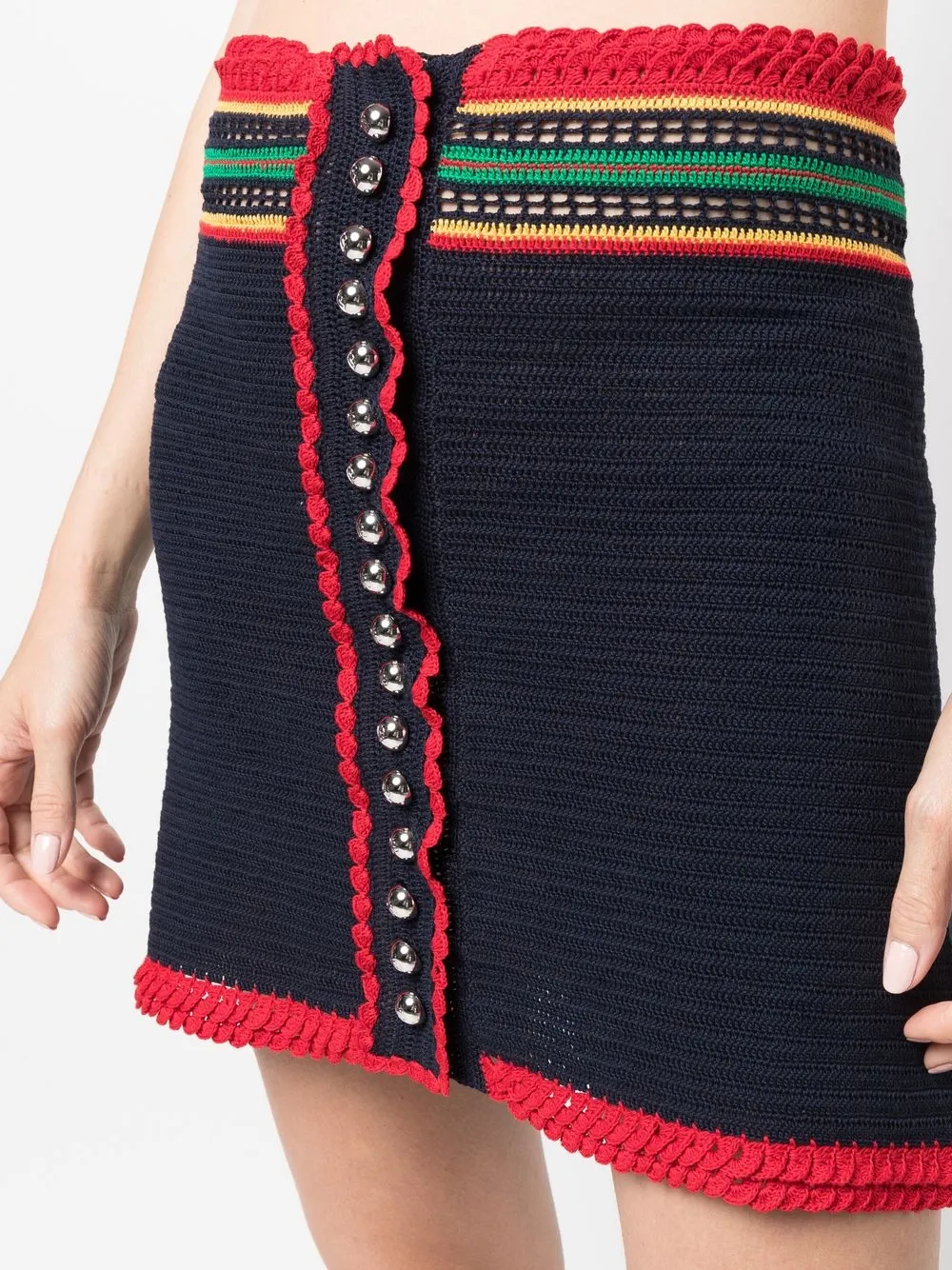 Rabanne Minigonna con design color-block | Image 5