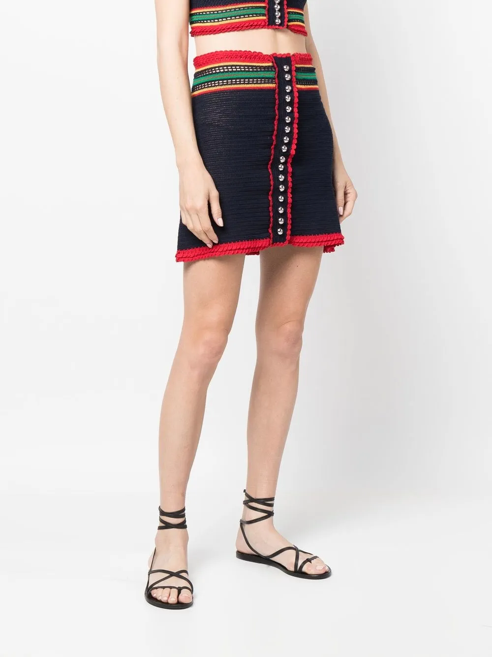 Rabanne Minigonna con design color-block | Gonne | Image 3