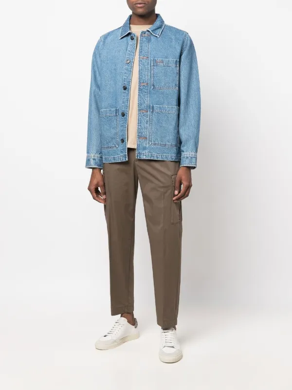 A.P.C. Buttoned Denim Jacket - Farfetch