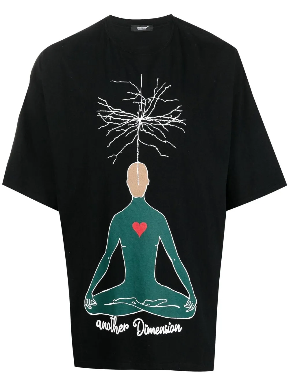 

Undercover Dimension cotton T-Shirt - Black