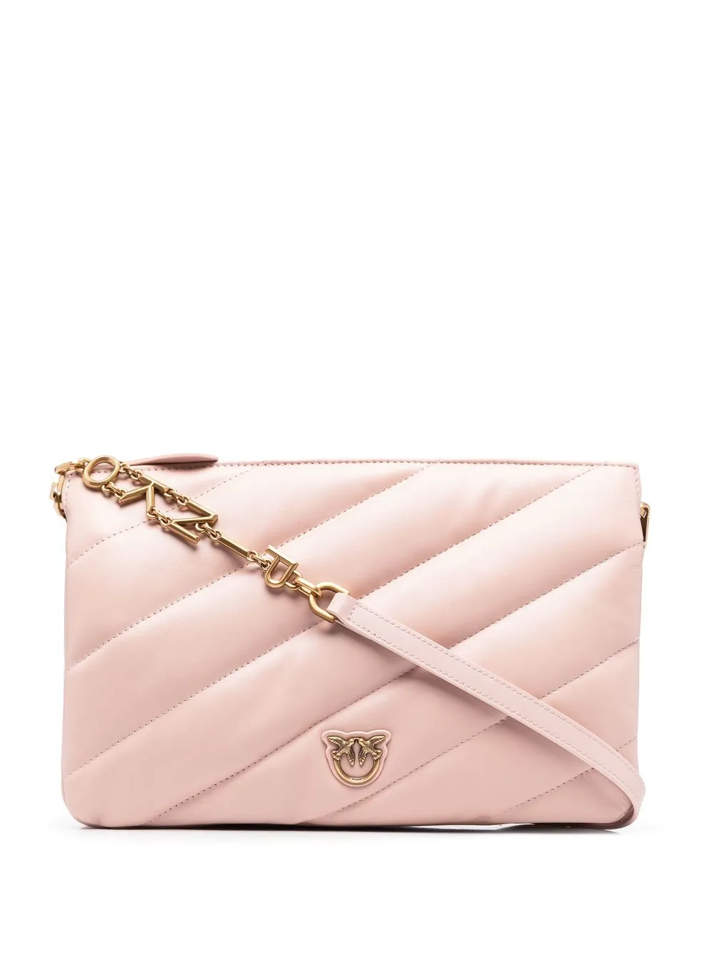 

PINKO bolsa de hombro Twins capitonada - Rosado