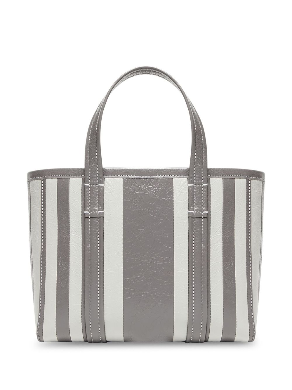 Balenciaga Barbès stripe tote bag - Grijs