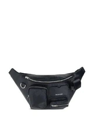 Balenciaga fanny pack black online