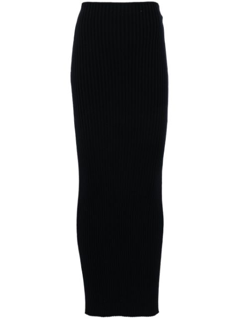 Balenciaga ribbed maxi skirt Women