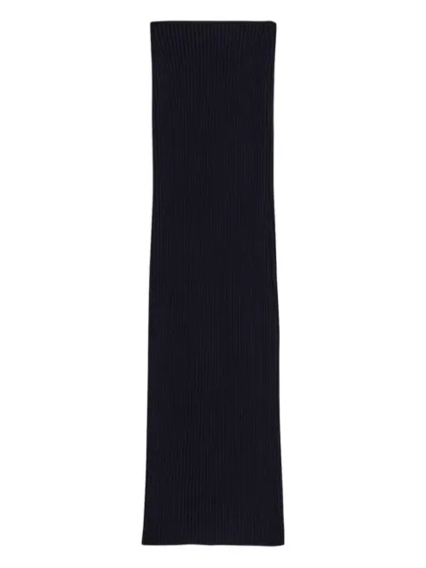 Balenciaga falda larga de canalé